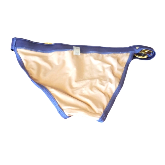 Victoria’s Secret Booster Gold Metal Ring Purple Bottom Bikini Size M - Picture 10 of 13